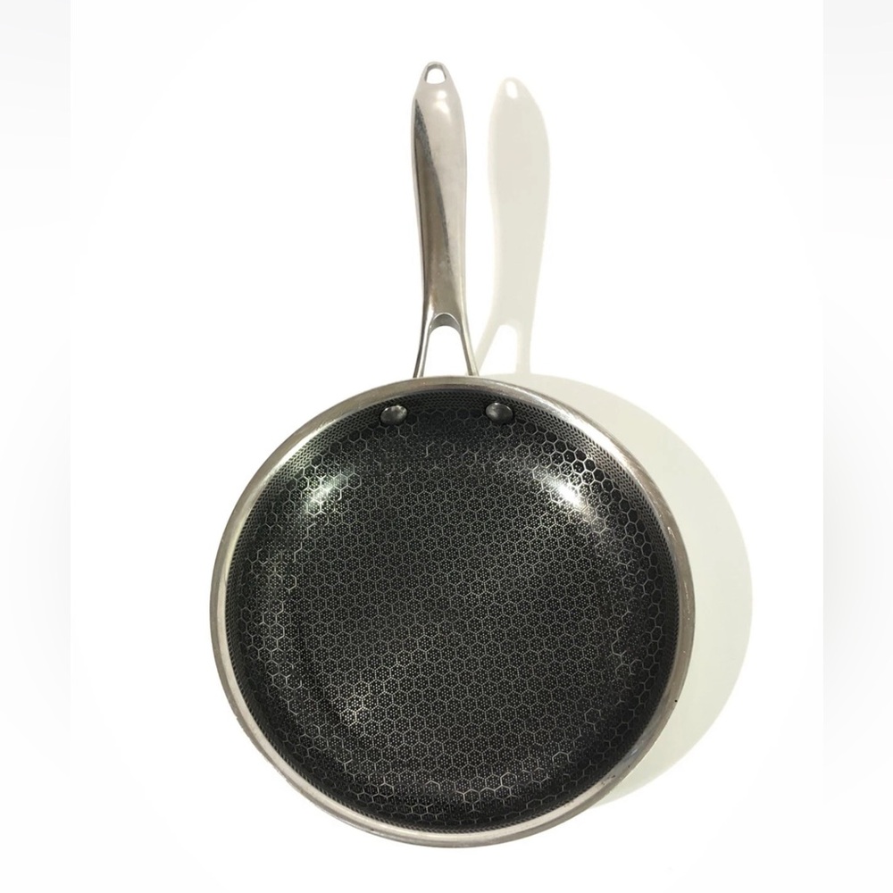 HexClad Hybrid Stainless Steel 8 inch Non-Stick Frying Pan NO Lid